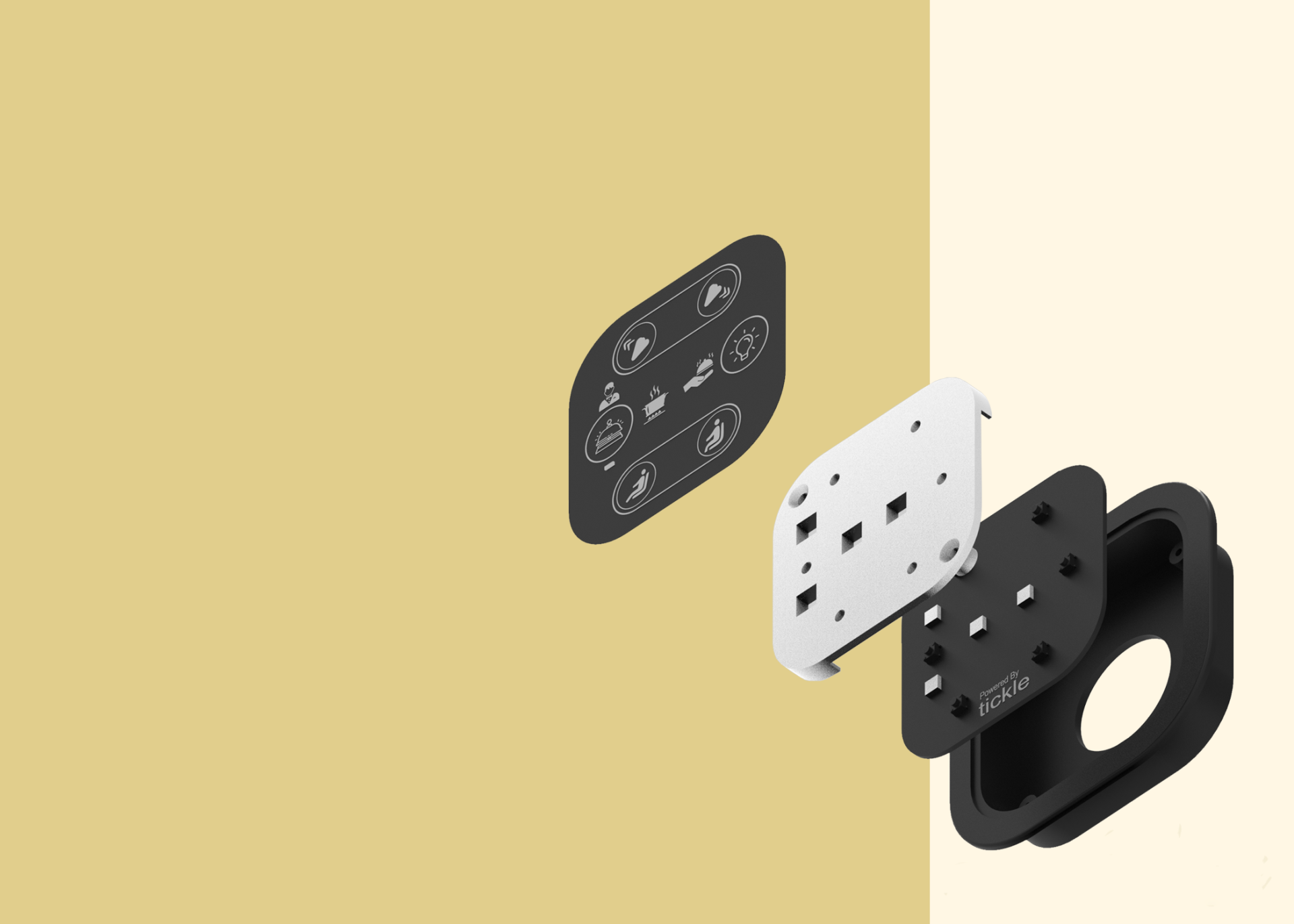 Cascaded remote design for easy installation